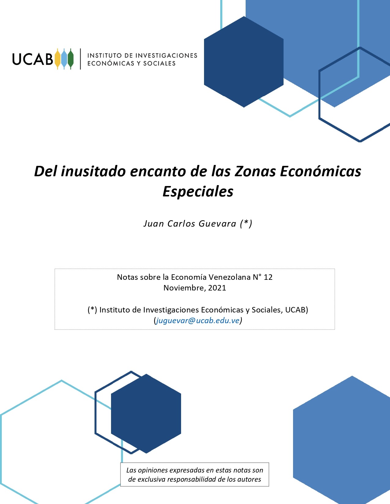 Notas sobre la Economía Venezolana N° 12